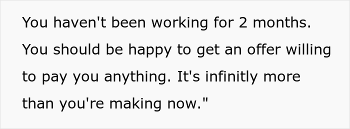 Unemployed Candidate Is Told At The Job Interview That They Should Happily Accept Any Offer Above $0, They Just Stand Up And Leave Unemployed Candidate Is Told At The Job Interview That They Should Happily Accept Any Offer Above $0, They Just Stand Up And Leave