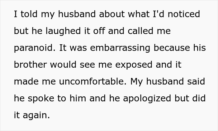 Creepy Man Keeps Walking In On His Sister-In-Law In The Bathroom, Family Drama Ensues Creepy Man Keeps Walking In On His Sister-In-Law In The Bathroom, Family Drama Ensues