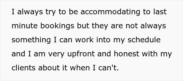 Woman Refuses To Let Down A Client Who Booked A Year In Advance Just So Parents Can Go On A Dog-Free Trip, Gets Called A Jerk Woman Refuses To Let Down A Client Who Booked A Year In Advance Just So Parents Can Go On A Dog-Free Trip, Gets Called A Jerk