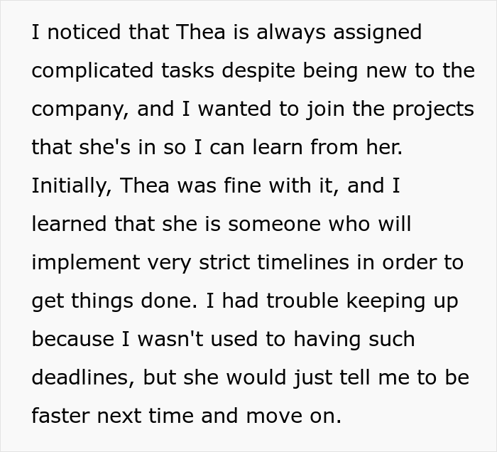 26 Y.O. Woman Reports Her Coworker To HR For Creating "An Overly Hostile Work Environment," Folks Online Call Her The Jerk 26 Y.O. Woman Reports Her Coworker To HR For Creating "An Overly Hostile Work Environment," Folks Online Call Her The Jerk