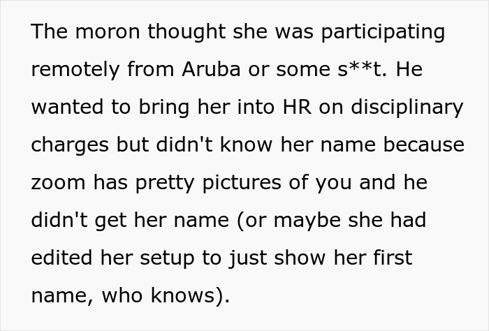 Boss Refuses To Admit To His Hilariously Dumb Mistake, Enforces An Absurd Work-From-Home Policy Instead Boss Refuses To Admit To His Hilariously Dumb Mistake, Enforces An Absurd Work-From-Home Policy Instead