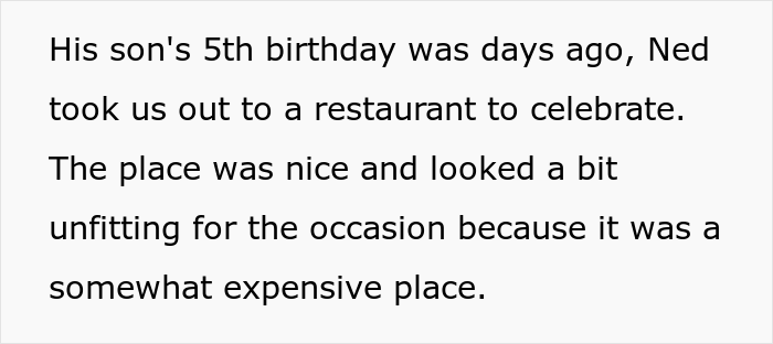“AITA For Telling My Fiancé He Embarrassed Me When He Started Singing ‘Happy Birthday’ To His 5 Y.O. Son At The Restaurant?”