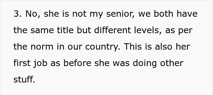 26 Y.O. Woman Reports Her Coworker To HR For Creating "An Overly Hostile Work Environment," Folks Online Call Her The Jerk 26 Y.O. Woman Reports Her Coworker To HR For Creating "An Overly Hostile Work Environment," Folks Online Call Her The Jerk