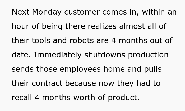"'You Can't Work Overtime Even Though We're 3000 Behind.' OK, I Won't, Then" "'You Can't Work Overtime Even Though We're 3000 Behind.' OK, I Won't, Then"