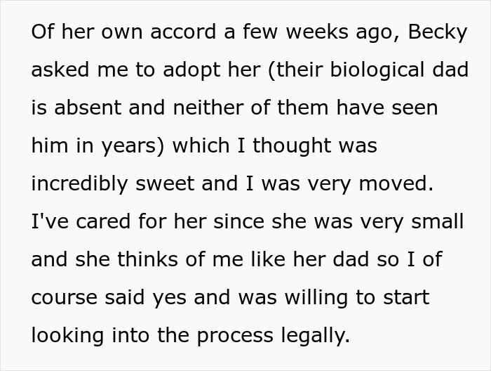 His wife is furious after her husband told her he only wanted to adopt one of his two children, but the internet has his back