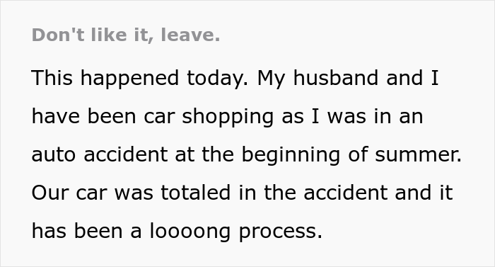 Buyers Maliciously Comply When Car Dealership Gives Them The Ultimatum “Take It Or Leave It”