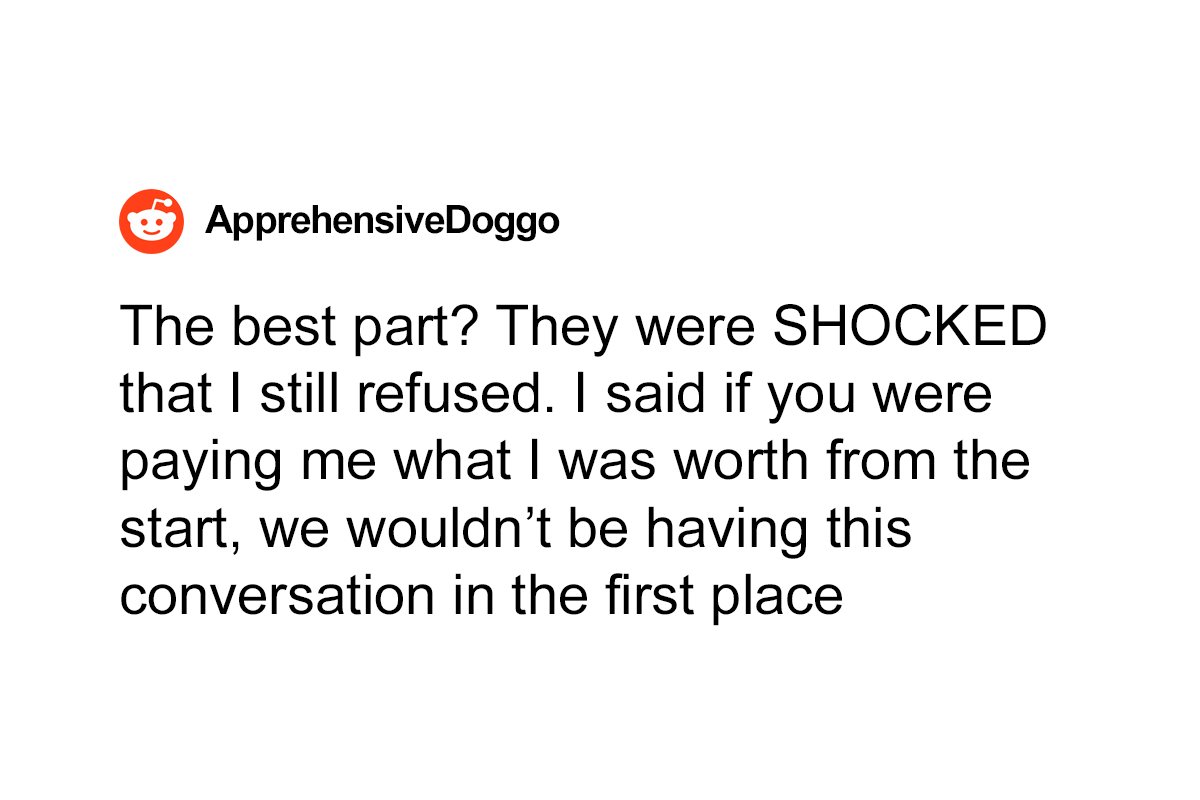 Underpaid Employee Quits And Gets Offered Double The Salary, Teaches