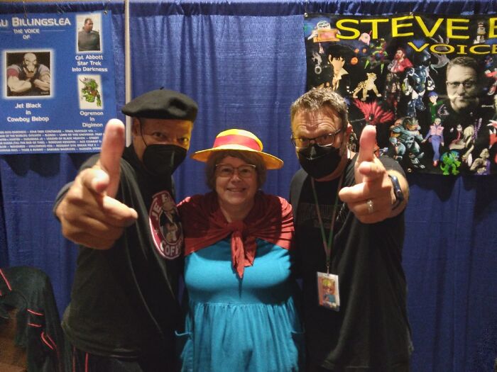 Cosplay Of Grandma Sophie And Two Voice Actors From Recent Con