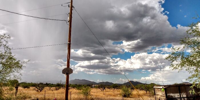 Arizona. Monsoon Rain Coming In