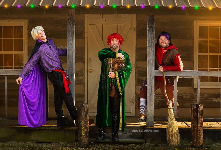 I Had A Photoshoot To Show What It Would Look Like If The Hocus Pocus Witches Were Men, Behold: "Brocus Pocus!" (16 Pics)