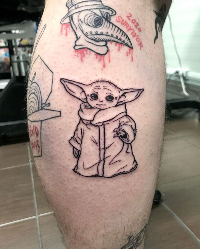 Little Star Wars Themed Tattoo