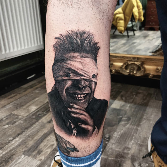Had The Pleasure Of Tattooing Button Eyed Bowie