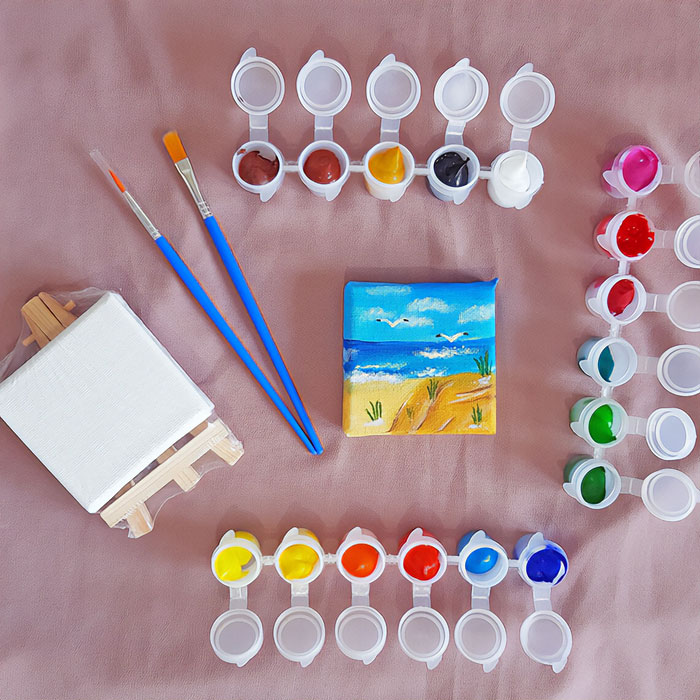 Mini Canvas Painting Kit