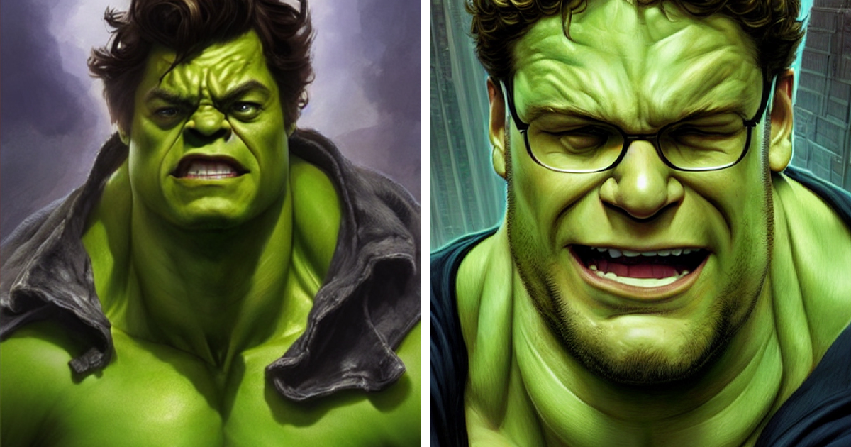 I Turned 40 Celebrities Into Their "Hulk" Versions Using AI Bored Panda