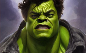 I Used AI To See What Celebrities Would Look Like If They Got Exposed To Gamma Radiation And Hulked Out (40 Pics)