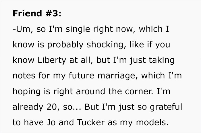 Christian Woman Lists All The Boundaries She And Her Husband Have, Like Not Sitting Next To The Opposite Gender, Apparently It's All A Joke Christian Woman Lists All The Boundaries She And Her Husband Have, Like Not Sitting Next To The Opposite Gender, Apparently It's All A Joke