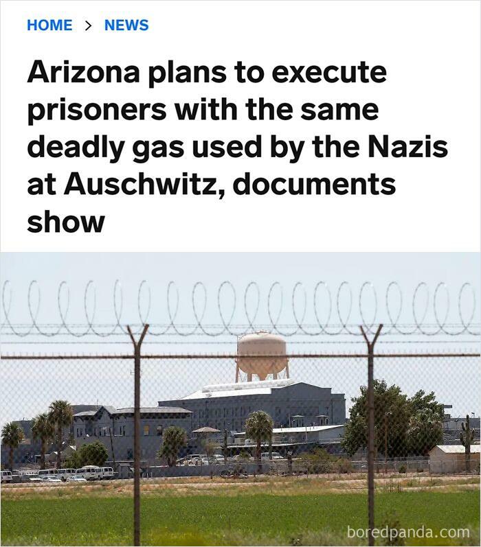 Arizona Plans To Execute Prisoners With The Same Deadly Gas Used By The Nazis At Auschwitz, Documents Show