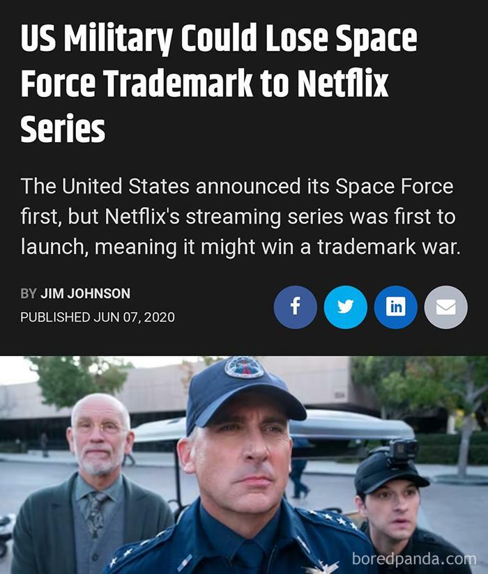 Us Military Could Lose Space Force Trademark To Netflix Series