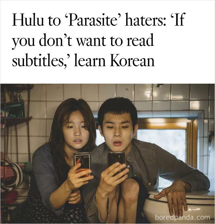 Hulu To ‘Parasite’ Haters: ‘If You Don’t Want To Read Subtitles,’ Learn Korean