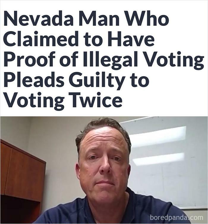 Nevada Man Who Claimed To Have Proof Of Illegal Voting Pleads Guilty To Voting Twice