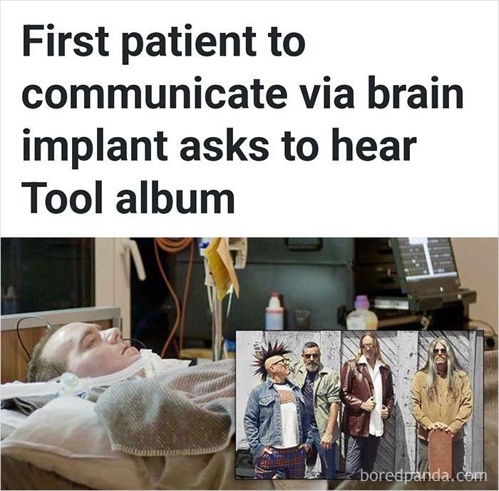 First Patient To Communicate Via Brain Implant Asks To Hear Tool Album