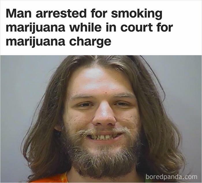Man Arrested For Smoking Marijuana While In Court For Marijuana Charge
