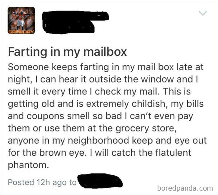 Farting In My Mailbox