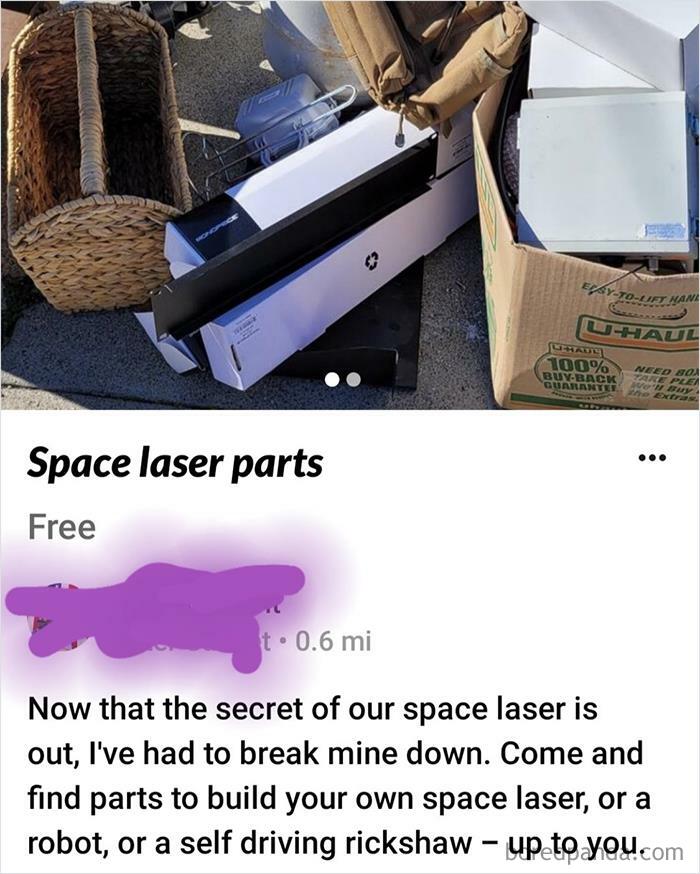 Space Laser Parts