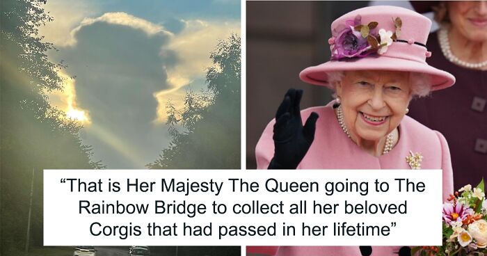 Hours After Queen Elizabeth Passed, British Skies Were Full Of Rainbows And Clouds Resembling The Queen