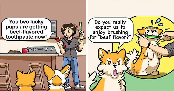 23 Comics I Made To Illustrate The Funny Reality Of Being A Dog Owner (New Pics)