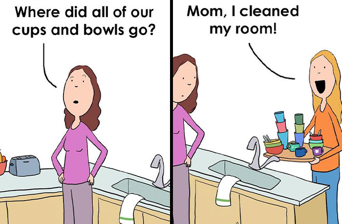 30 Cartoons Illustrating What Being A Parent Is Really Like By Hedger Humor (New Pics)