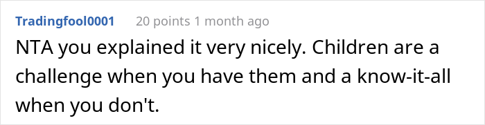 Guy Asks Whether He Did The Wrong Thing By Telling Off His Child-Free Sister As He's Fed Up With Her Parenting Ideas Guy Asks Whether He Did The Wrong Thing By Telling Off His Child-Free Sister As He's Fed Up With Her Parenting Ideas