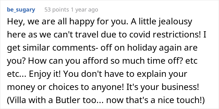 Mother Freaks Out After Finding Out How Much Her Childfree Cousin Spent On A Vacation, Calls Her 'Disgusting' Mother Freaks Out After Finding Out How Much Her Childfree Cousin Spent On A Vacation, Calls Her 'Disgusting'