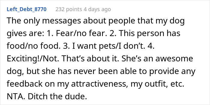 Woman Storms Out From A Dinner With Boyfriend After He Claims His Dog Thinks She's Ugly Woman Storms Out From A Dinner With Boyfriend After He Claims His Dog Thinks She's Ugly