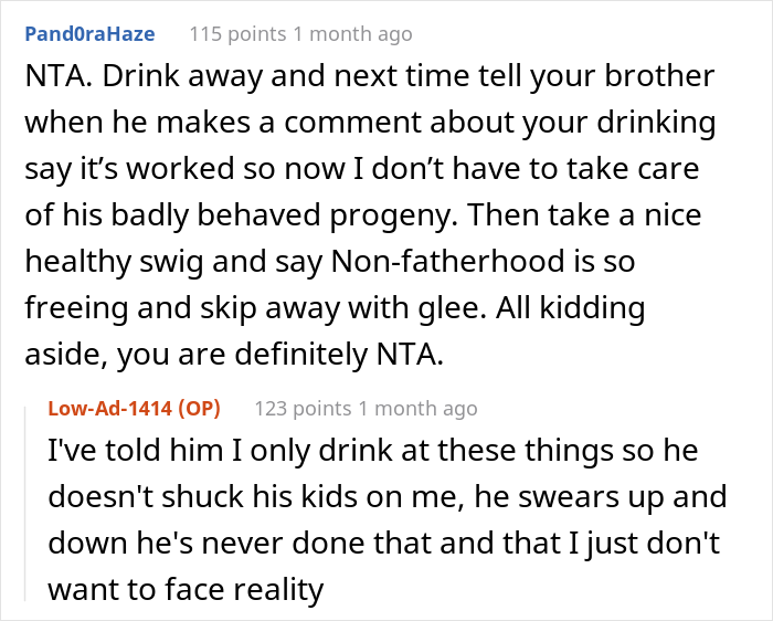 Guy Comes Up With A Brilliant Plan To Intentionally Drink Before Family Gatherings To Dodge Babysitting Duties Which Usually Fall On Him Guy Comes Up With A Brilliant Plan To Intentionally Drink Before Family Gatherings To Dodge Babysitting Duties Which Usually Fall On Him