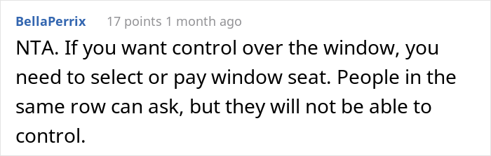 Woman Upset Her Seatmate Refused To Shut The Window Shade As They Paid Extra $30 For The Window Seat Woman Upset Her Seatmate Refused To Shut The Window Shade As They Paid Extra $30 For The Window Seat