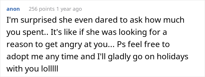 Mother Freaks Out After Finding Out How Much Her Childfree Cousin Spent On A Vacation, Calls Her 'Disgusting' Mother Freaks Out After Finding Out How Much Her Childfree Cousin Spent On A Vacation, Calls Her 'Disgusting'