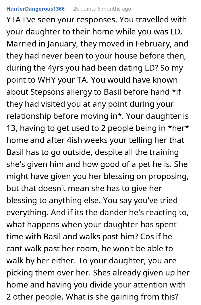 “Am I The Jerk For Making My Daughter Move Her Pet Rabbit Outside Due To My Stepson’s Allergies?” “Am I The Jerk For Making My Daughter Move Her Pet Rabbit Outside Due To My Stepson’s Allergies?”