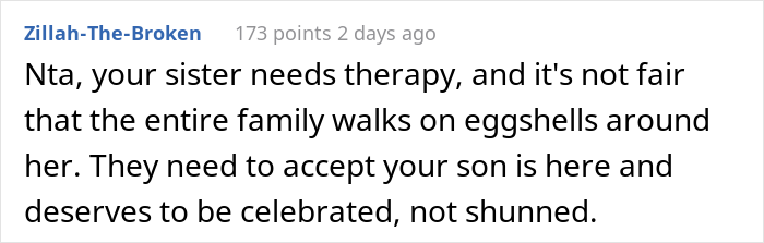 “I’m Not Coddling Her Anymore”: After Years Of Walking On Eggshells Around Her Childless Sister, This Mother Stands Up For Her Son “I’m Not Coddling Her Anymore”: After Years Of Walking On Eggshells Around Her Childless Sister, This Mother Stands Up For Her Son