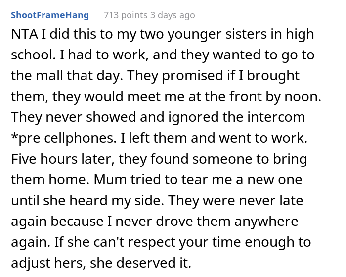 ‘Chronically Late’ Woman Has An Important Appointment, Her Friend Who Was Supposed To Get Her There Leaves When She’s Late