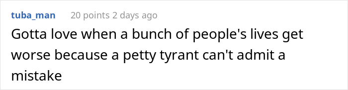 Boss Refuses To Admit To His Hilariously Dumb Mistake, Enforces An Absurd Work-From-Home Policy Instead Boss Refuses To Admit To His Hilariously Dumb Mistake, Enforces An Absurd Work-From-Home Policy Instead