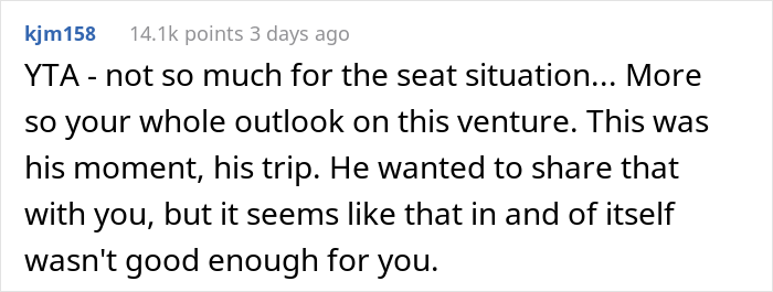 "How Very 1950s Of You": Woman Gets A Reality Check After Taking Husband's First Class Seat And Making Him Fly Coach "How Very 1950s Of You": Woman Gets A Reality Check After Taking Husband's First Class Seat And Making Him Fly Coach