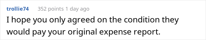 Employee Doesn’t Get Back Their £100 Of Travel Expenses Because They Used An E-Bike Instead Of An Uber, So They Maliciously Comply Employee Doesn’t Get Back Their £100 Of Travel Expenses Because They Used An E-Bike Instead Of An Uber, So They Maliciously Comply