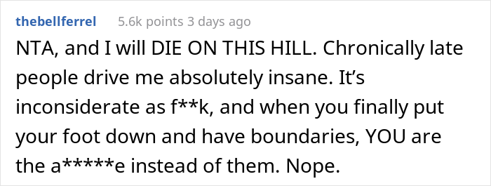 ‘Chronically Late’ Woman Has An Important Appointment, Her Friend Who Was Supposed To Get Her There Leaves When She’s Late