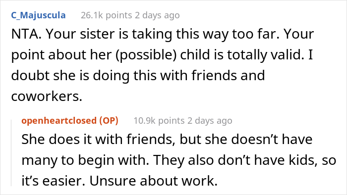 “I’m Not Coddling Her Anymore”: After Years Of Walking On Eggshells Around Her Childless Sister, This Mother Stands Up For Her Son “I’m Not Coddling Her Anymore”: After Years Of Walking On Eggshells Around Her Childless Sister, This Mother Stands Up For Her Son
