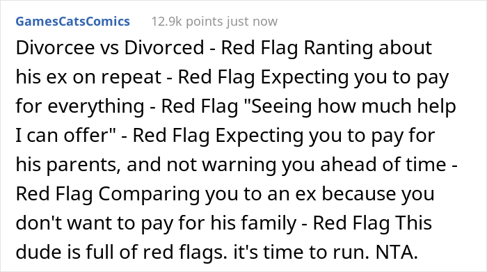 Woman Slammed For Walking Out On Boyfriend And His Parents After She Refused To Finance Their Restaurant Meals Woman Slammed For Walking Out On Boyfriend And His Parents After She Refused To Finance Their Restaurant Meals