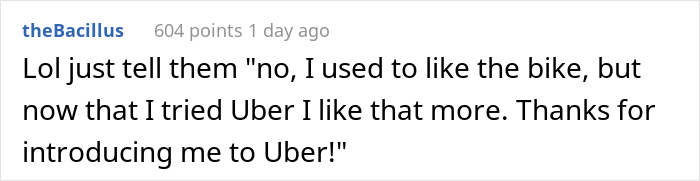 Employee Doesn’t Get Back Their £100 Of Travel Expenses Because They Used An E-Bike Instead Of An Uber, So They Maliciously Comply Employee Doesn’t Get Back Their £100 Of Travel Expenses Because They Used An E-Bike Instead Of An Uber, So They Maliciously Comply