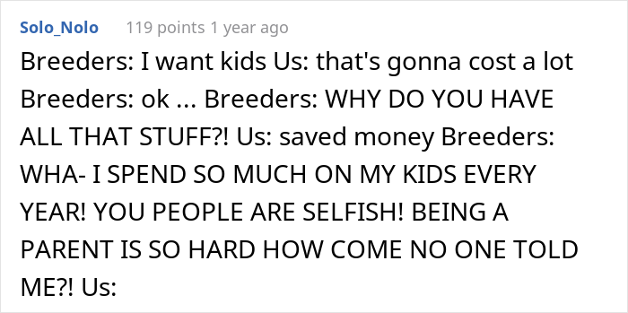 Mother Freaks Out After Finding Out How Much Her Childfree Cousin Spent On A Vacation, Calls Her 'Disgusting' Mother Freaks Out After Finding Out How Much Her Childfree Cousin Spent On A Vacation, Calls Her 'Disgusting'