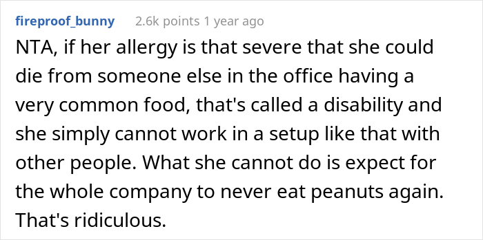 "Am I The Jerk For 'Not Respecting' My Coworker’s Peanut Allergy?" "Am I The Jerk For 'Not Respecting' My Coworker’s Peanut Allergy?"