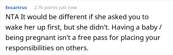 Woman Gets Blasted For Not Waking Up A Pregnant Colleague From Her Nap At The End Of Their Lunch Break Woman Gets Blasted For Not Waking Up A Pregnant Colleague From Her Nap At The End Of Their Lunch Break